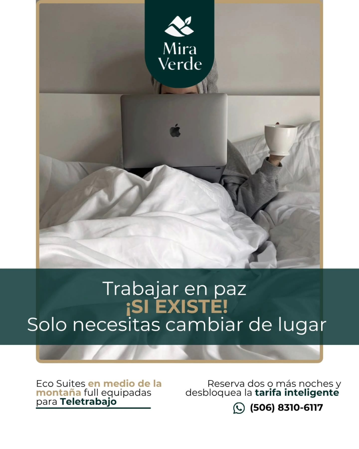 Trabajar en paz, cambia de lugar