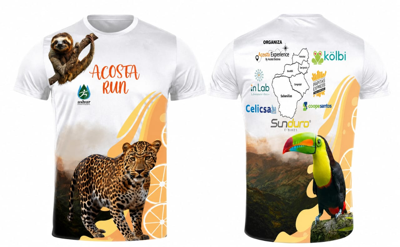AcostaRUN 1ra Edición — Camiseta conmemorativa