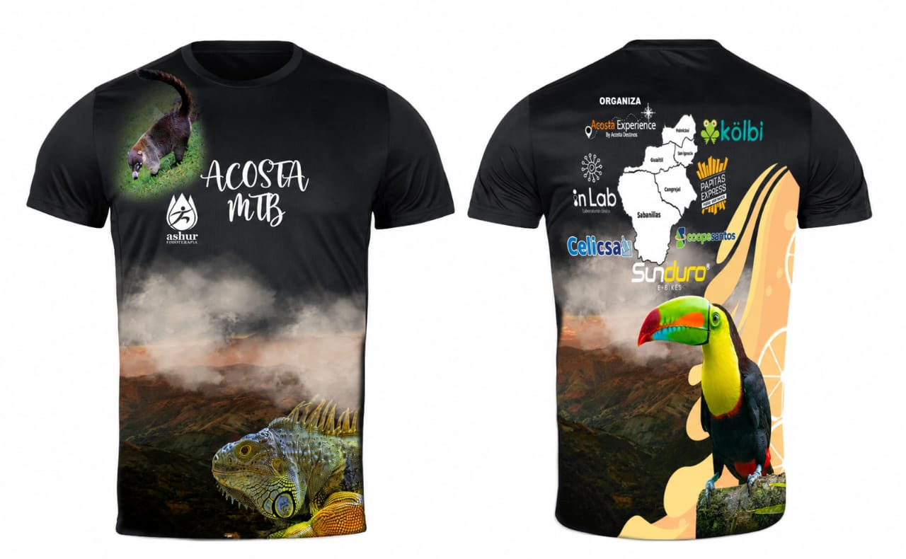 AcostaMTB 1ra Edición — Camiseta conmemorativa