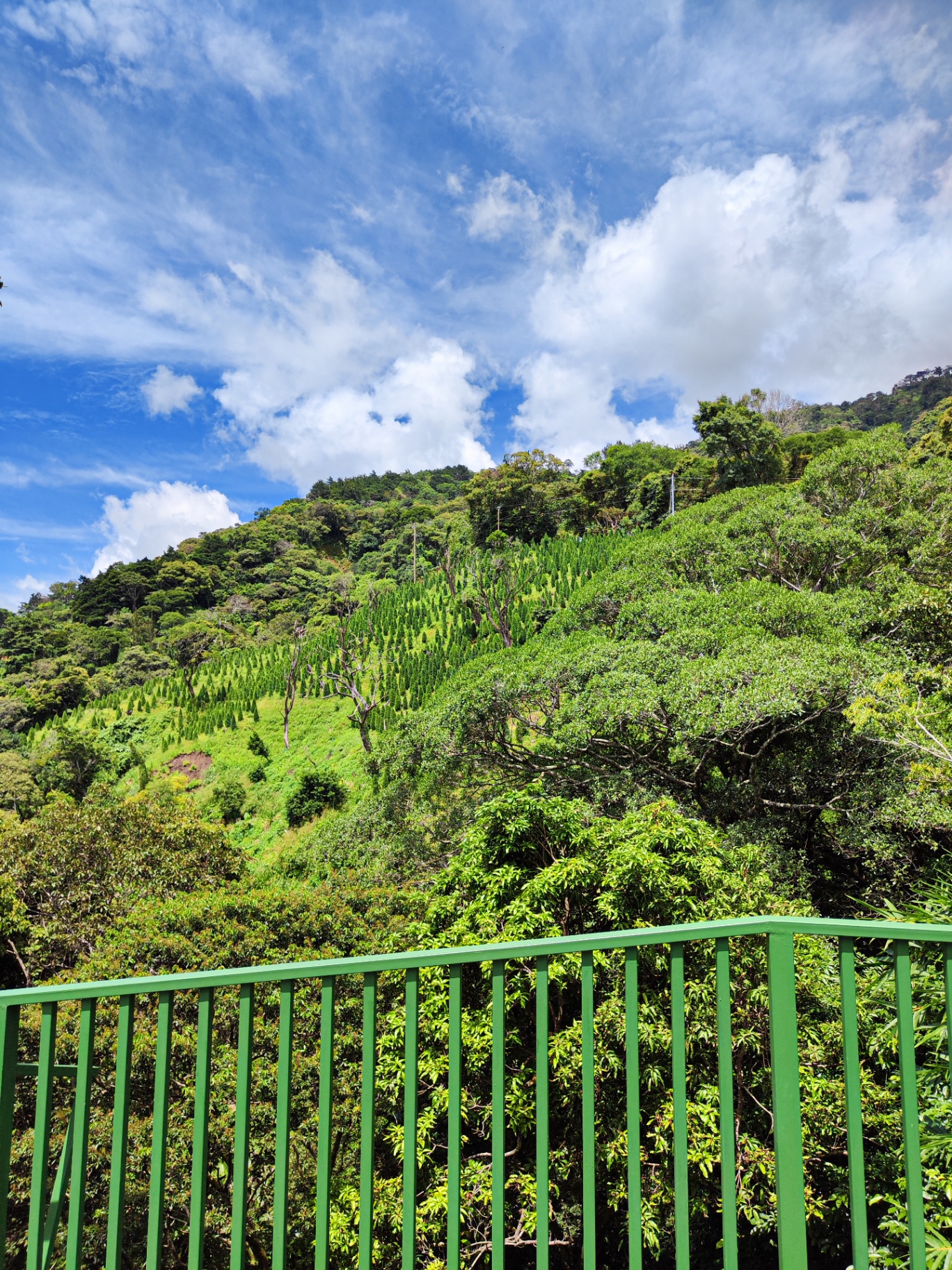 Vista panorámica de las montañas desde el mirador