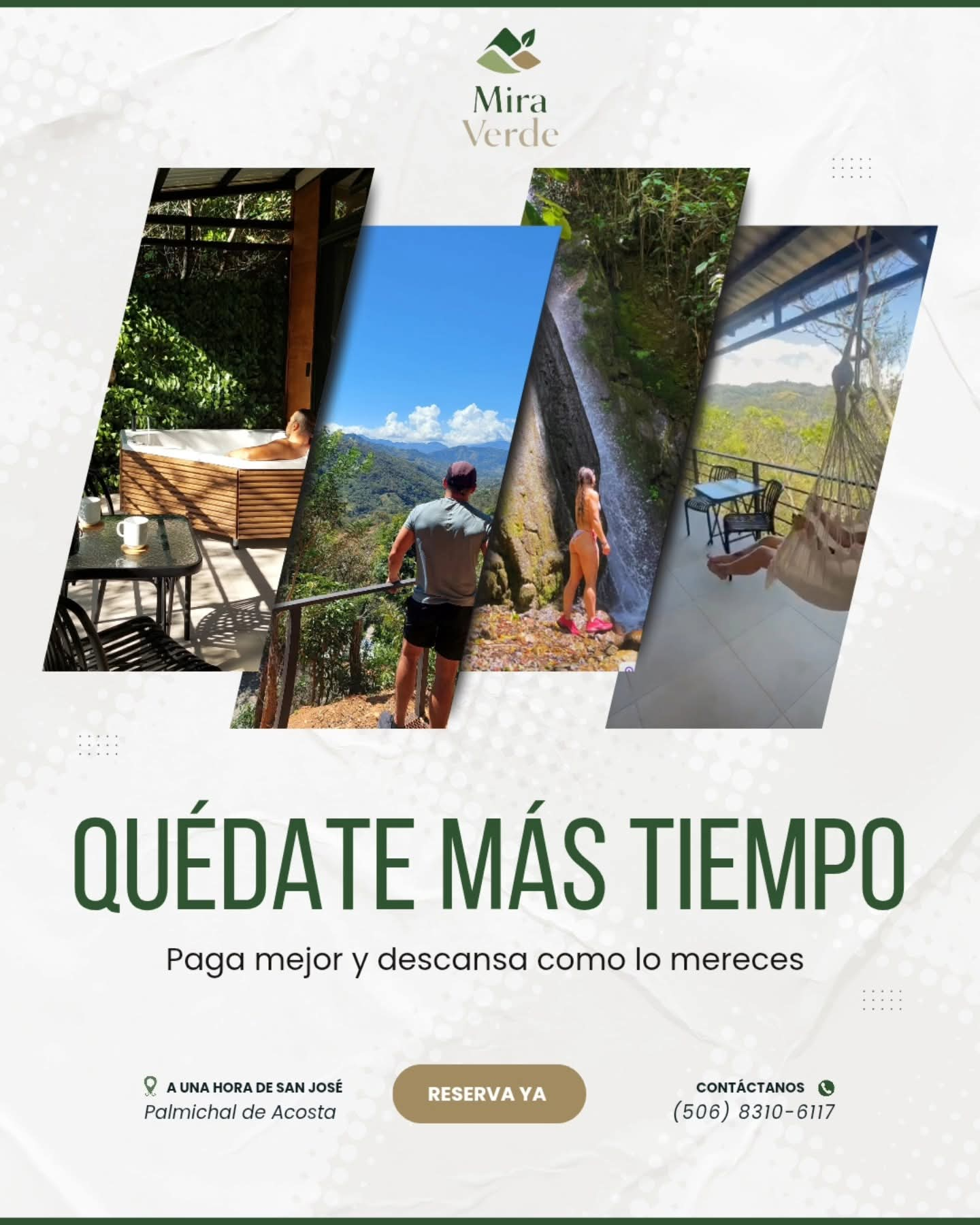 Quédate más tiempo — Palmichal de Acosta