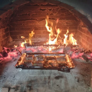 Horno de leña en el viñedo