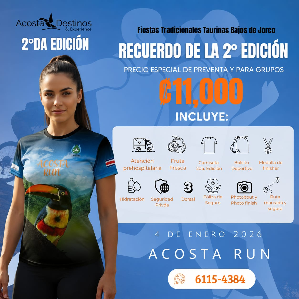 AcostaRUN 2da Edición — Incluye