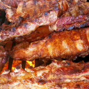 Costillas ahumadas a la parrilla