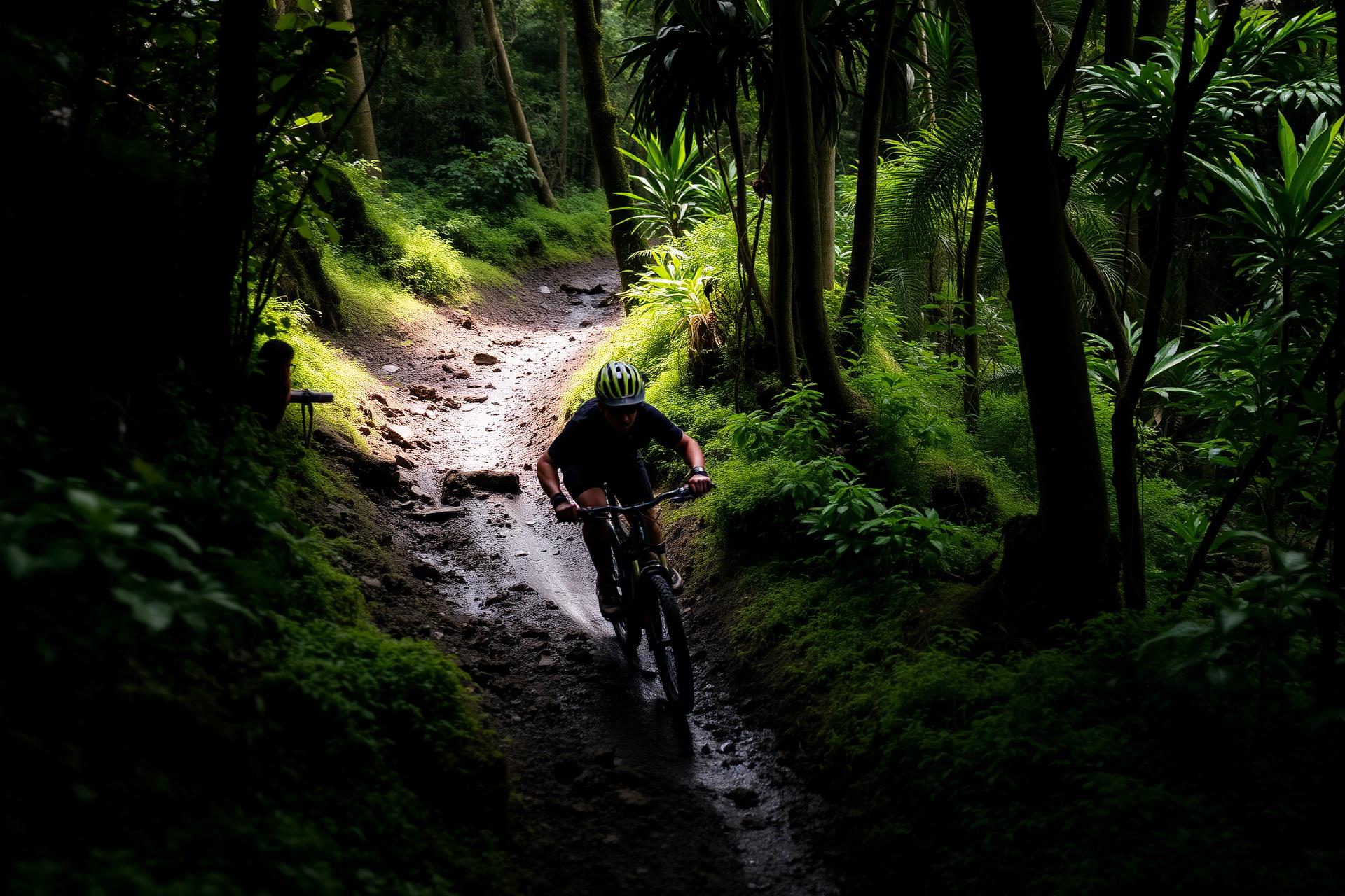 Ciclismo de montaña en Acosta